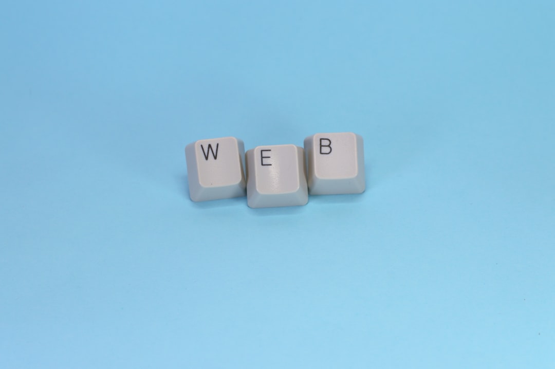 Keyboard keys spell out the word 