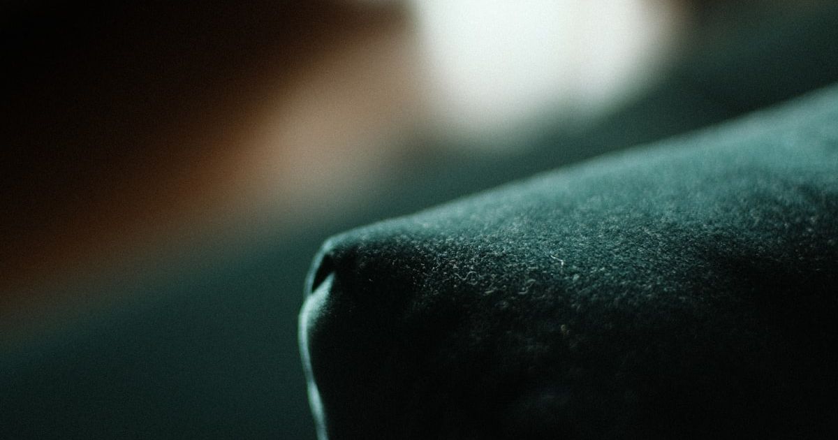 black textile in close up photography