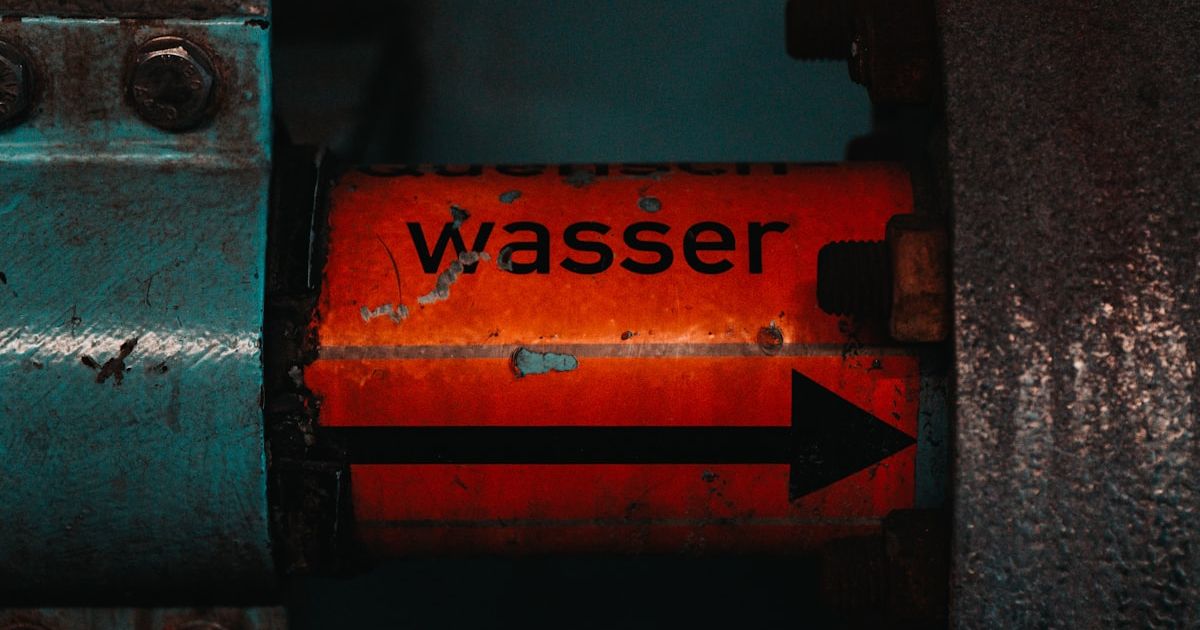 red and black metal signage